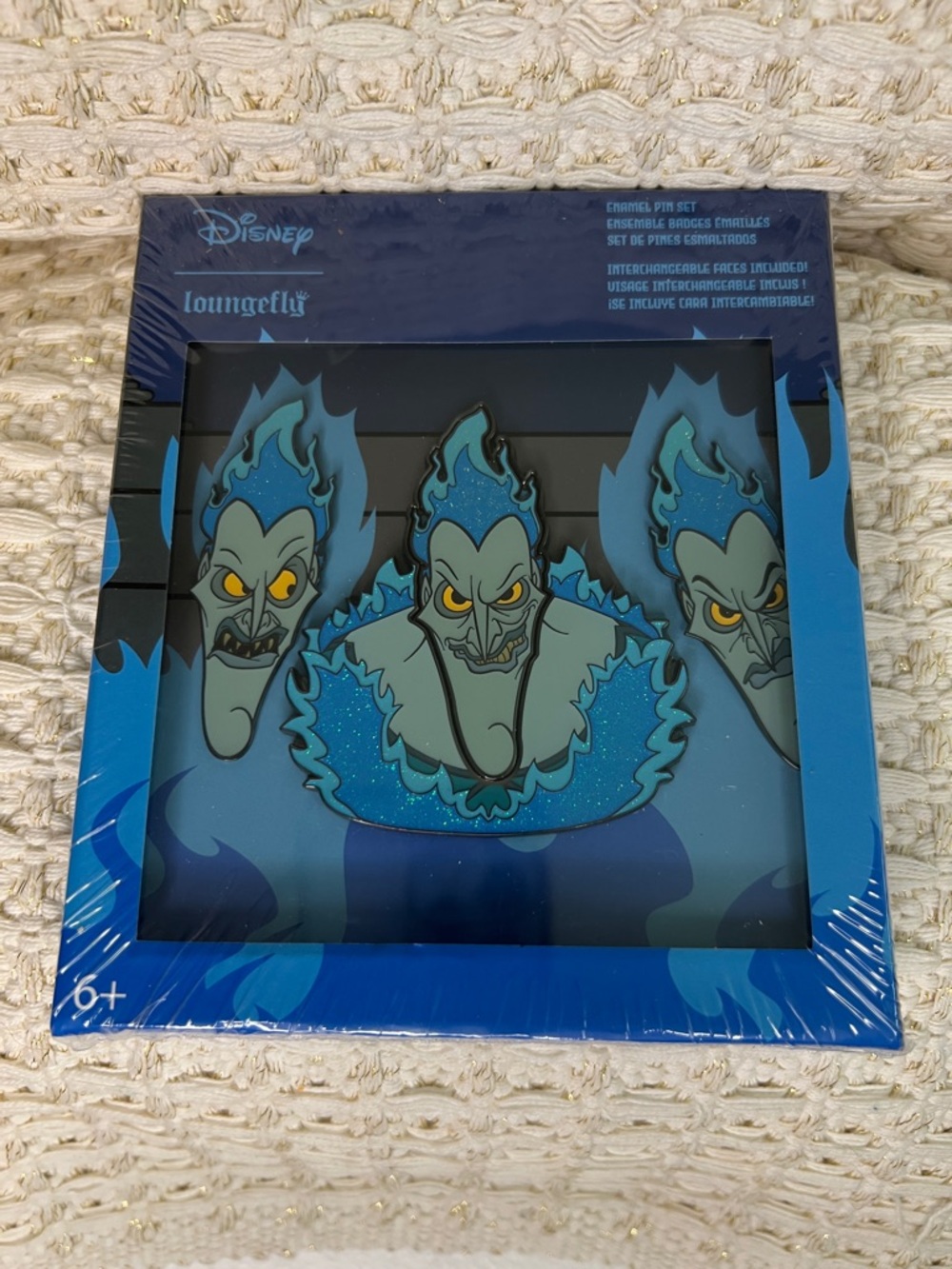 NWT Disney Loungefly Pin Set - Hercules - Hades Mixed Emotions Interchangeable - Picture 4 of 5